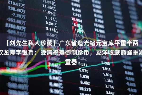 【刘先生私人珍藏】广东省造光绪元宝库平重半两双龙寿字银币：晚清祝寿御制珍币，龙洋收藏巅峰重器